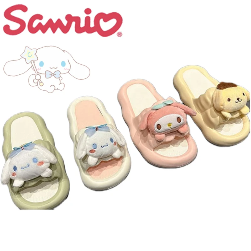 Сандалии Sanrios Cinnamoroll My Melody с помпоном Пурины, аниме милые Мультяшные тапочки, кавайная Водонепроницаемая Нескользящая летняя пляжная обувь
Сандалии Sanrios Cinnamoroll My Melody с помпоном Пурины, аниме милые Мультяшные тапочки, кавайная Водонепроницаемая Нескользящая летняя пляжная обувь