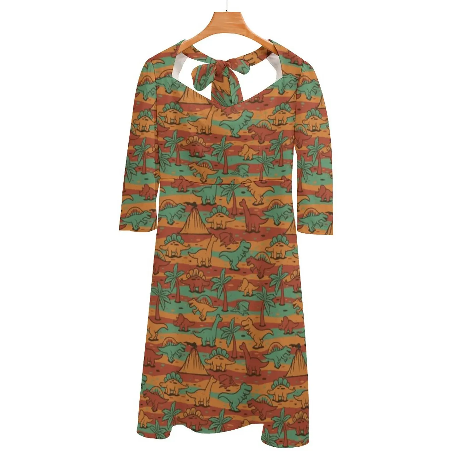 Vintage T - Rex Dinosaur Pattern By Tobe Fonseca Back Lacing Backless Dress Square Neck Dress Sweet Elegant Dress Vintage Trex
Vintage T - Rex Dinosaur Pattern By Tobe Fonseca Back Lacing Backless Dress Square Neck Dress Sweet Elegant Dress Vintage Trex