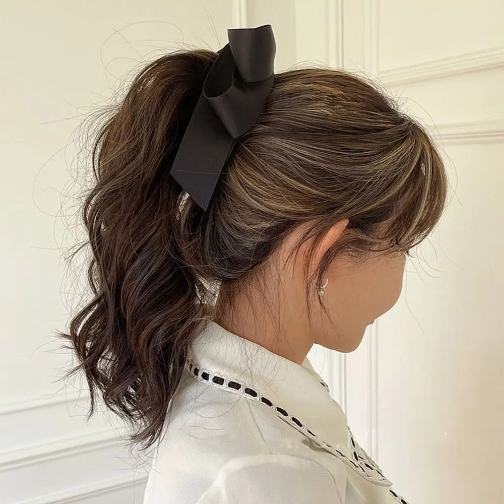 Korean Satin Bow Floating Banana Clip Girls Sweet Cute Vertical Clip Ponytail Clip Twist Clip Buckle Clip Headdress
Korean Satin Bow Floating Banana Clip Girls Sweet Cute Vertical Clip Ponytail Clip Twist Clip Buckle Clip Headdress