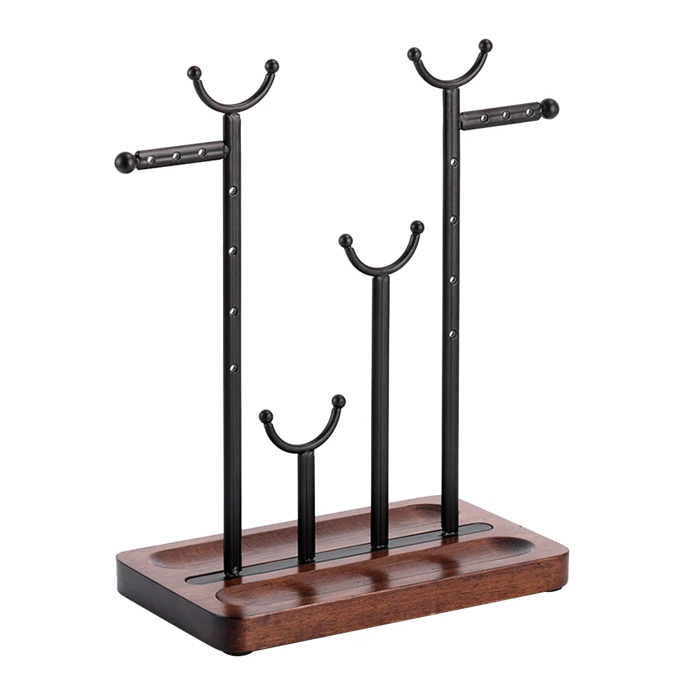 Wooden Base Earring Storage Display Holder Necklace Rings Bracelet Jewelry Storage Shelf Organizer Shelf Rack A
Wooden Base Earring Storage Display Holder Necklace Rings Bracelet Jewelry Storage Shelf Organizer Shelf Rack A