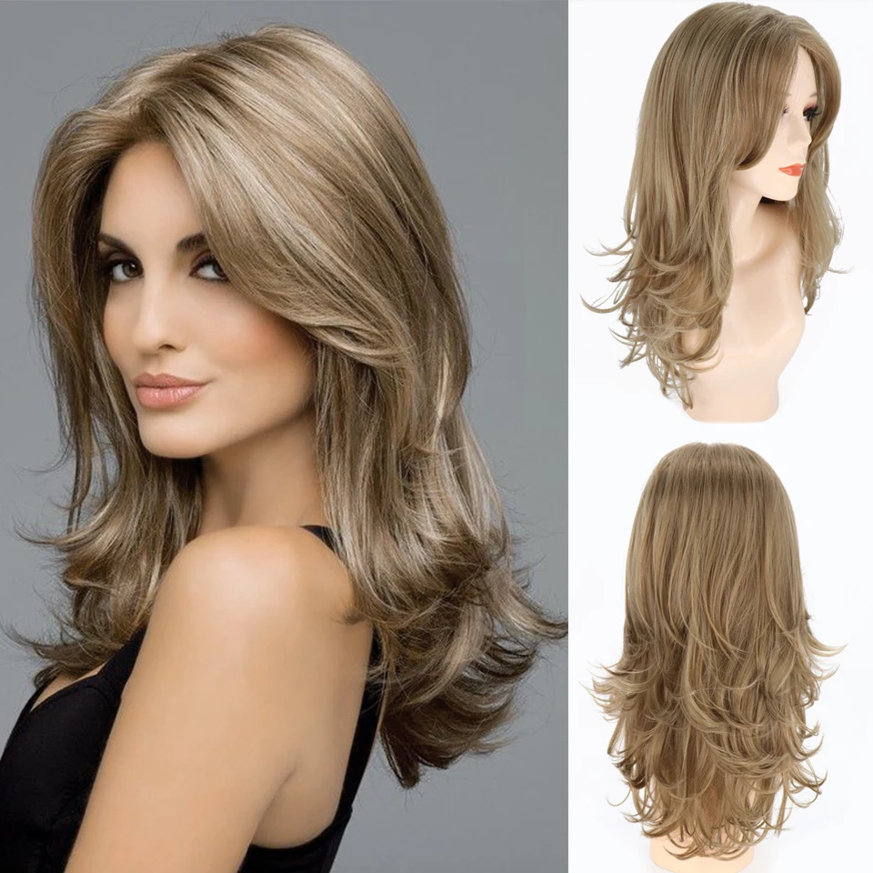 DIFEI Synthesis Long Wavy New Fashion Wig Middle Bangs Heat-Resistant Fiber Hairpiece Mélange Fluffy Women's Fakehair
DIFEI Synthesis Long Wavy New Fashion Wig Middle Bangs Heat-Resistant Fiber Hairpiece Mélange Fluffy Women's Fakehair