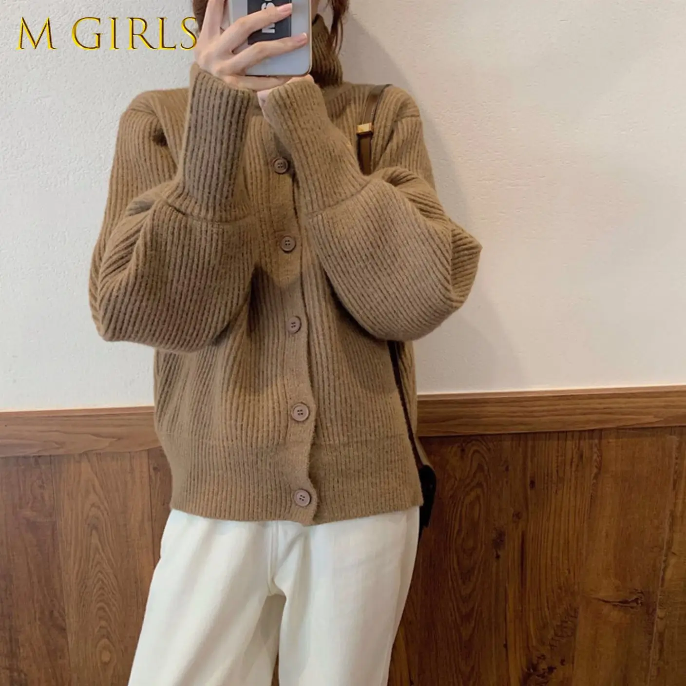Winter Korean Fashion Solid Warm Top Women Lazy Style Knitted Sweater Vintage Loose All Match Outwear Autumn New Casual Cardigan
Winter Korean Fashion Solid Warm Top Women Lazy Style Knitted Sweater Vintage Loose All Match Outwear Autumn New Casual Cardigan