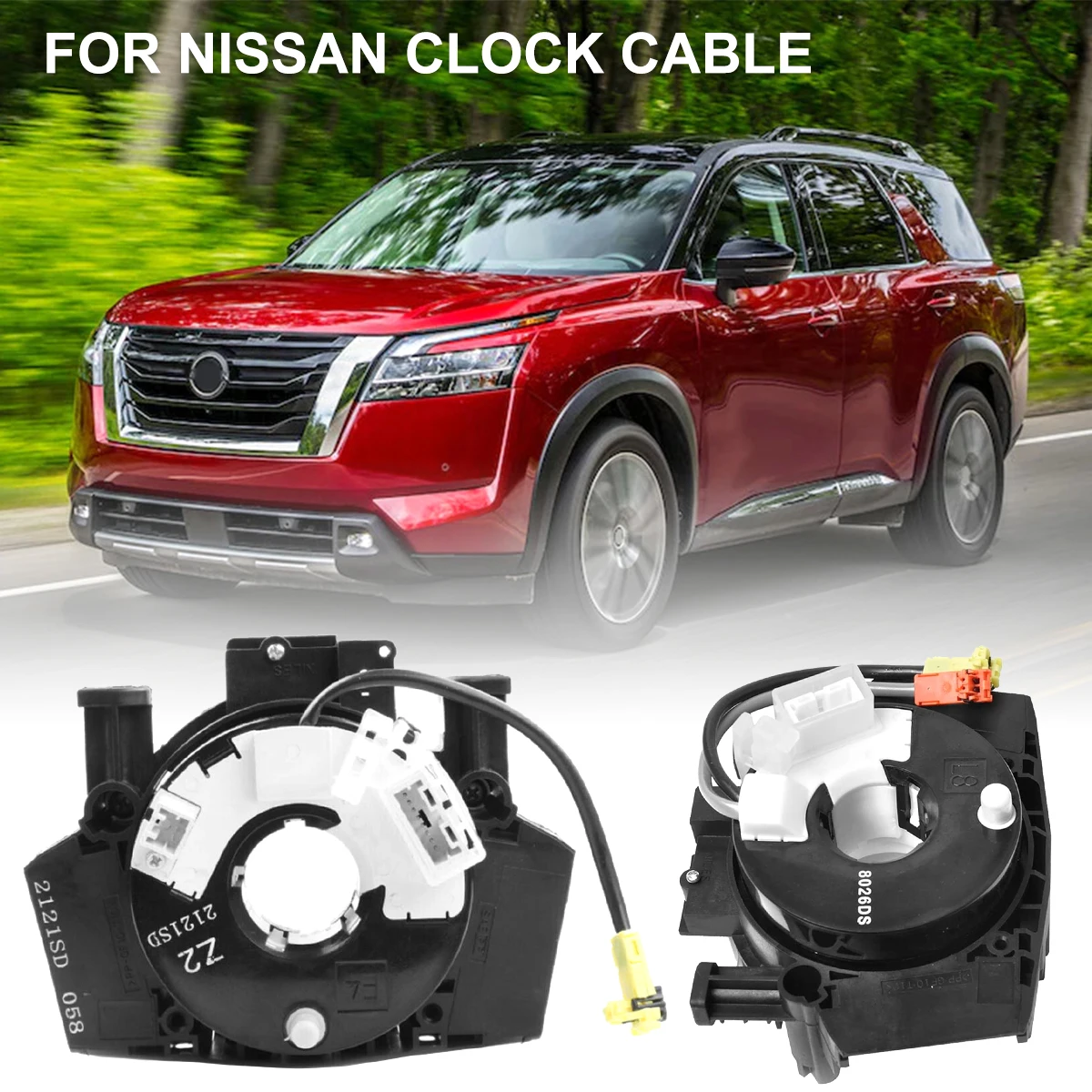 Murano Spiral Clock Spring Airbag Cable Replacement Airbag Cable Fit for Nissan Promaster 2007-2012 350Z 2007-2009 370Z 2009
Murano Spiral Clock Spring Airbag Cable Replacement Airbag Cable Fit for Nissan Promaster 2007-2012 350Z 2007-2009 370Z 2009
