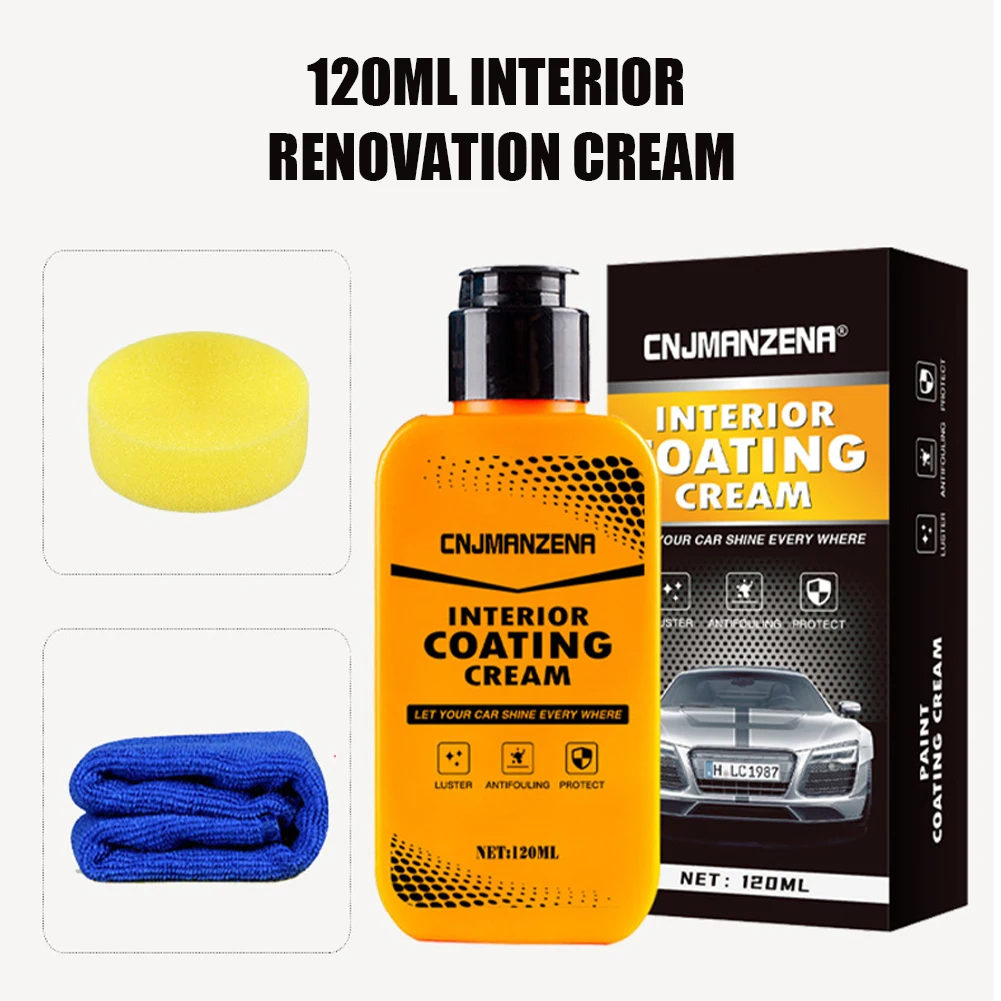 Cnjmanzena Car Coating Agent Auto Paint Cleaner Interior Leater Plastic Part Maintenance Refurbishing Agent Surface Painting Wax
Cnjmanzena Car Coating Agent Auto Paint Cleaner Interior Leater Plastic Part Maintenance Refurbishing Agent Surface Painting Wax