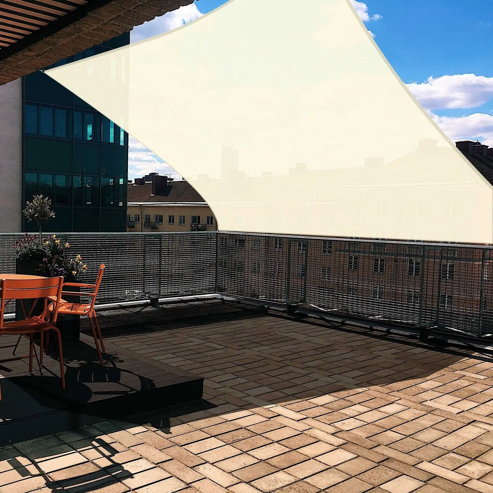 20' X 20' Decorative & Effective Sqaure Sun Shade Sail UV Protection Rice White
20' X 20' Decorative & Effective Sqaure Sun Shade Sail UV Protection Rice White