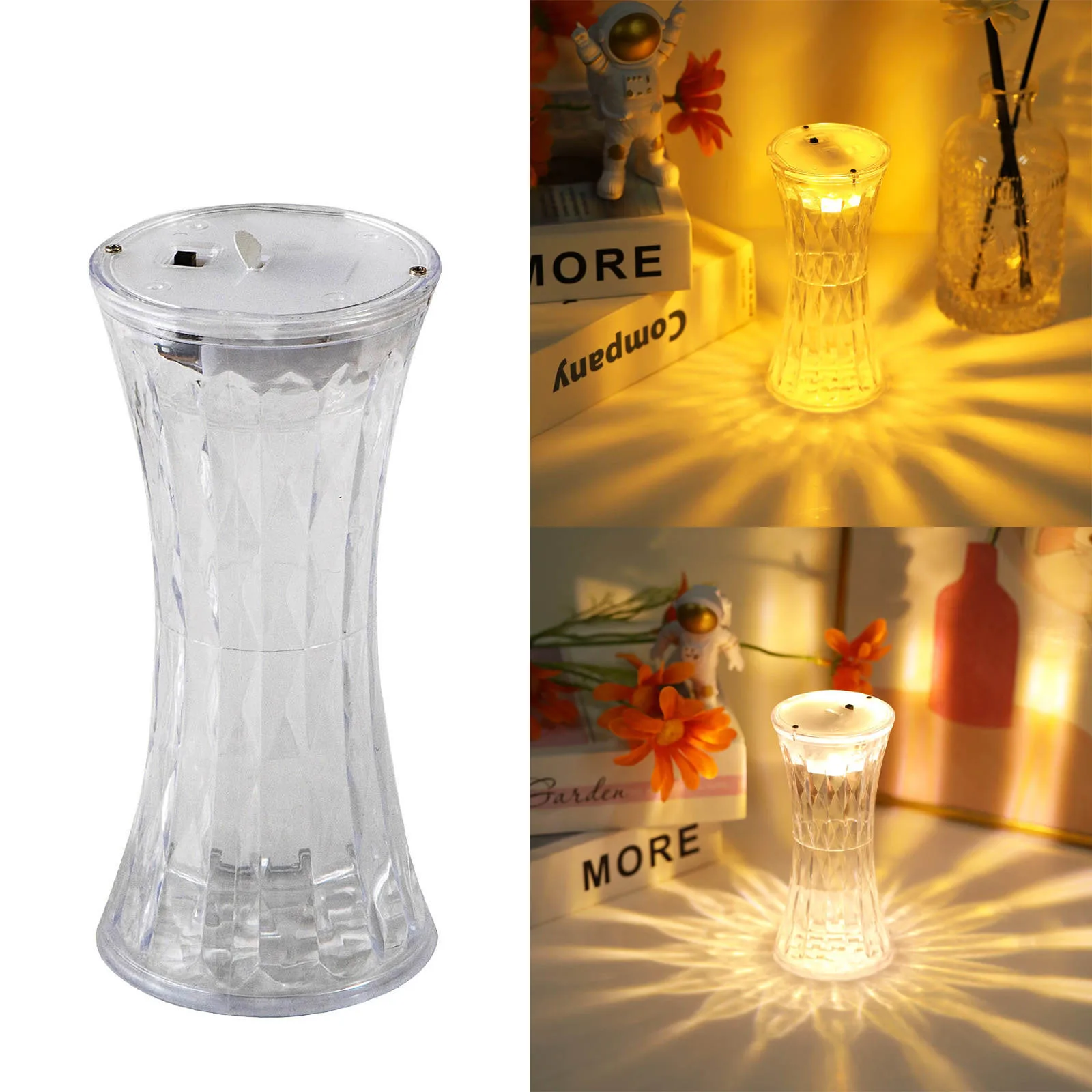 Led Crystal Table Lamp Rose Light Projector Adjustable Romantic Rose Diamond Atmosphere Light Night Light For Bedroom Desk
Led Crystal Table Lamp Rose Light Projector Adjustable Romantic Rose Diamond Atmosphere Light Night Light For Bedroom Desk