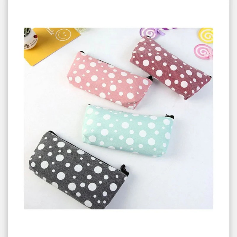 100pcs Dot Pencil Bag Case Pencil Box Zip Pencil Case Stationery Organizer Makeup Pouch Case School Supplies Kids F3847
100pcs Dot Pencil Bag Case Pencil Box Zip Pencil Case Stationery Organizer Makeup Pouch Case School Supplies Kids F3847