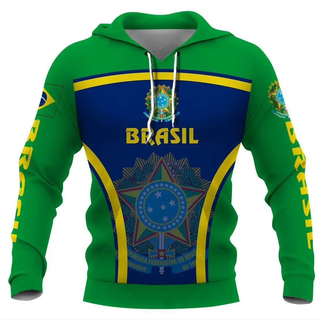 New 3DPrint Newest Brazil Flag Art Unique Men/Women Premium Hrajuku Casual Streetwear Hoodies/Zip/Sweatshirt Style-3
New 3DPrint Newest Brazil Flag Art Unique Men/Women Premium Hrajuku Casual Streetwear Hoodies/Zip/Sweatshirt Style-3