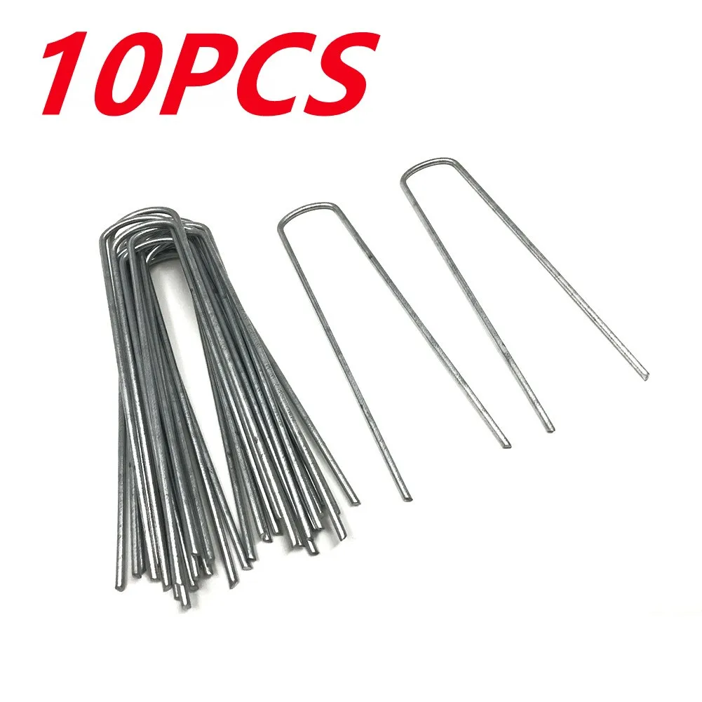 10Pcs U Tent Pegs Gazebo Camping Tarpaulin Metal Hooks 10/15/20CM Length Floor Nails Outdoor Camping Tent Pegging Accessaries
10Pcs U Tent Pegs Gazebo Camping Tarpaulin Metal Hooks 10/15/20CM Length Floor Nails Outdoor Camping Tent Pegging Accessaries