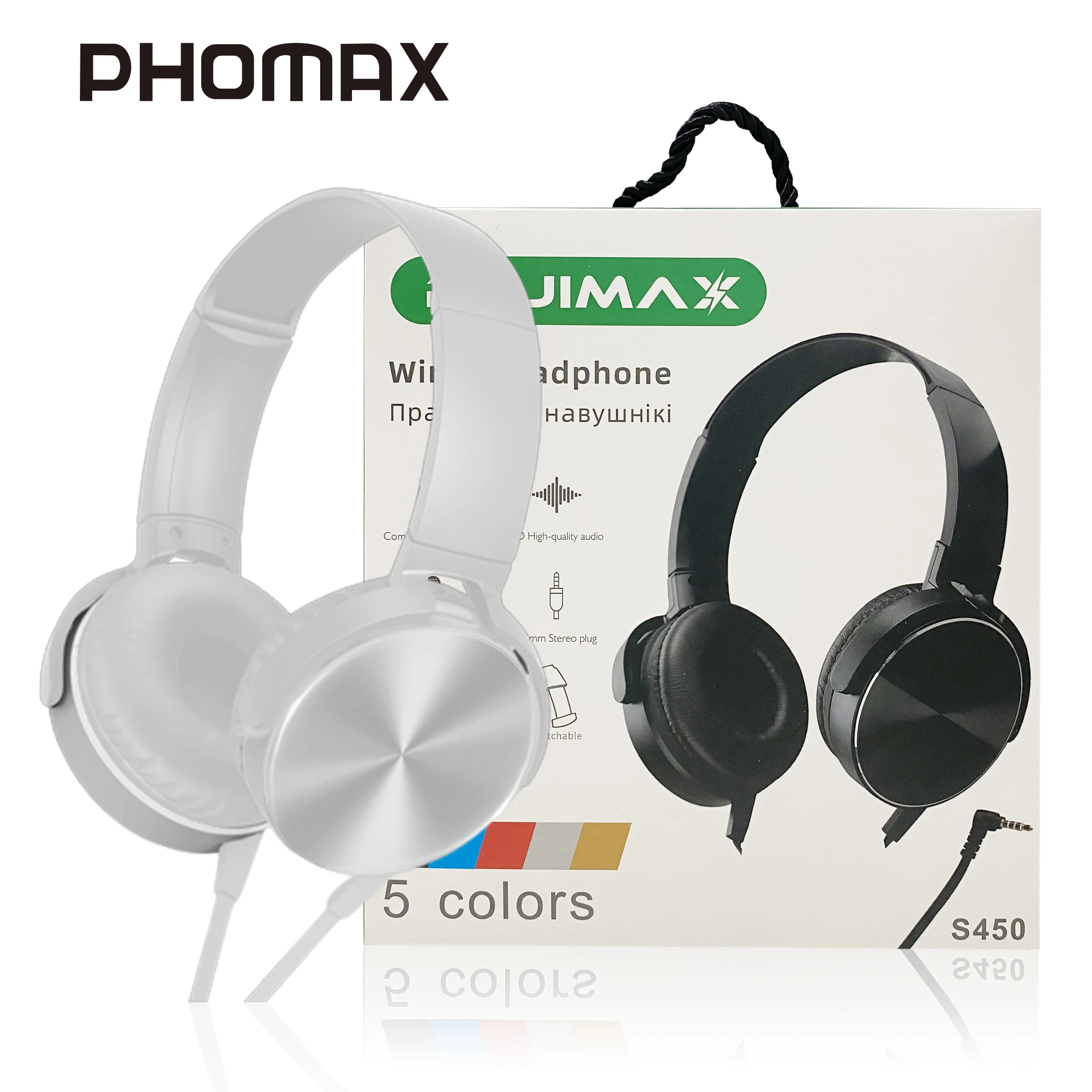 PHOMAX Subwoofer Gaming Headset High Sound Quality 3.5MM Wired Earphones With Call Line Control For iPad Tablet Smart Phones
PHOMAX Subwoofer Gaming Headset High Sound Quality 3.5MM Wired Earphones With Call Line Control For iPad Tablet Smart Phones