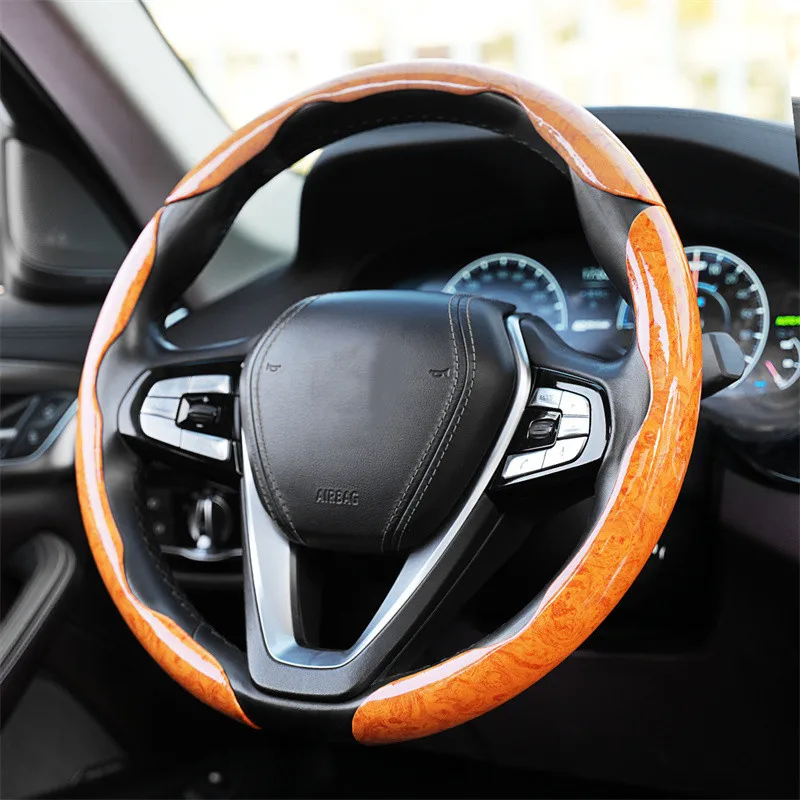Peach Wood Grain Car Booster Steering Wheel Cover General Universal Steering Protection Case For Sport Men Non-Slip Handle Cover
Peach Wood Grain Car Booster Steering Wheel Cover General Universal Steering Protection Case For Sport Men Non-Slip Handle Cover
