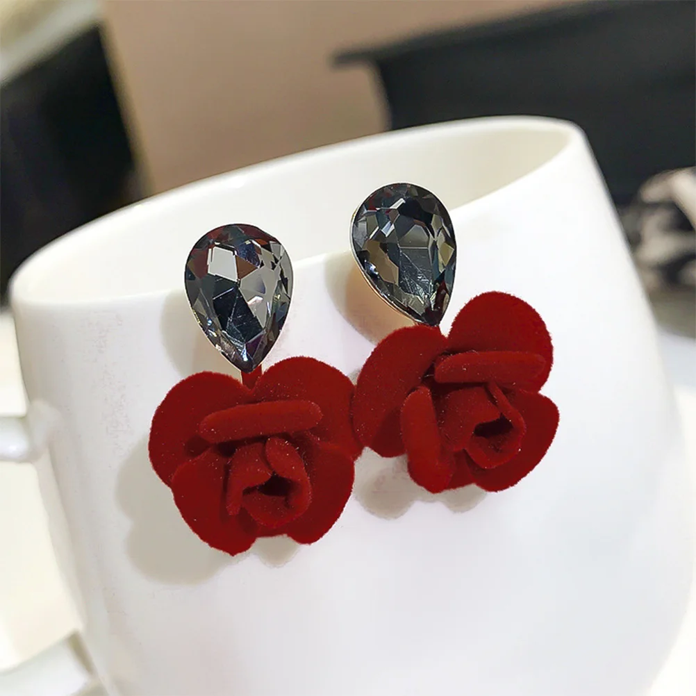 Stud Earrings Earring Ear Studs Floral Woman Post Flower Jewelrysteel Stainless Statement 3D Crystal Alloy Rose Jewrly
Stud Earrings Earring Ear Studs Floral Woman Post Flower Jewelrysteel Stainless Statement 3D Crystal Alloy Rose Jewrly
