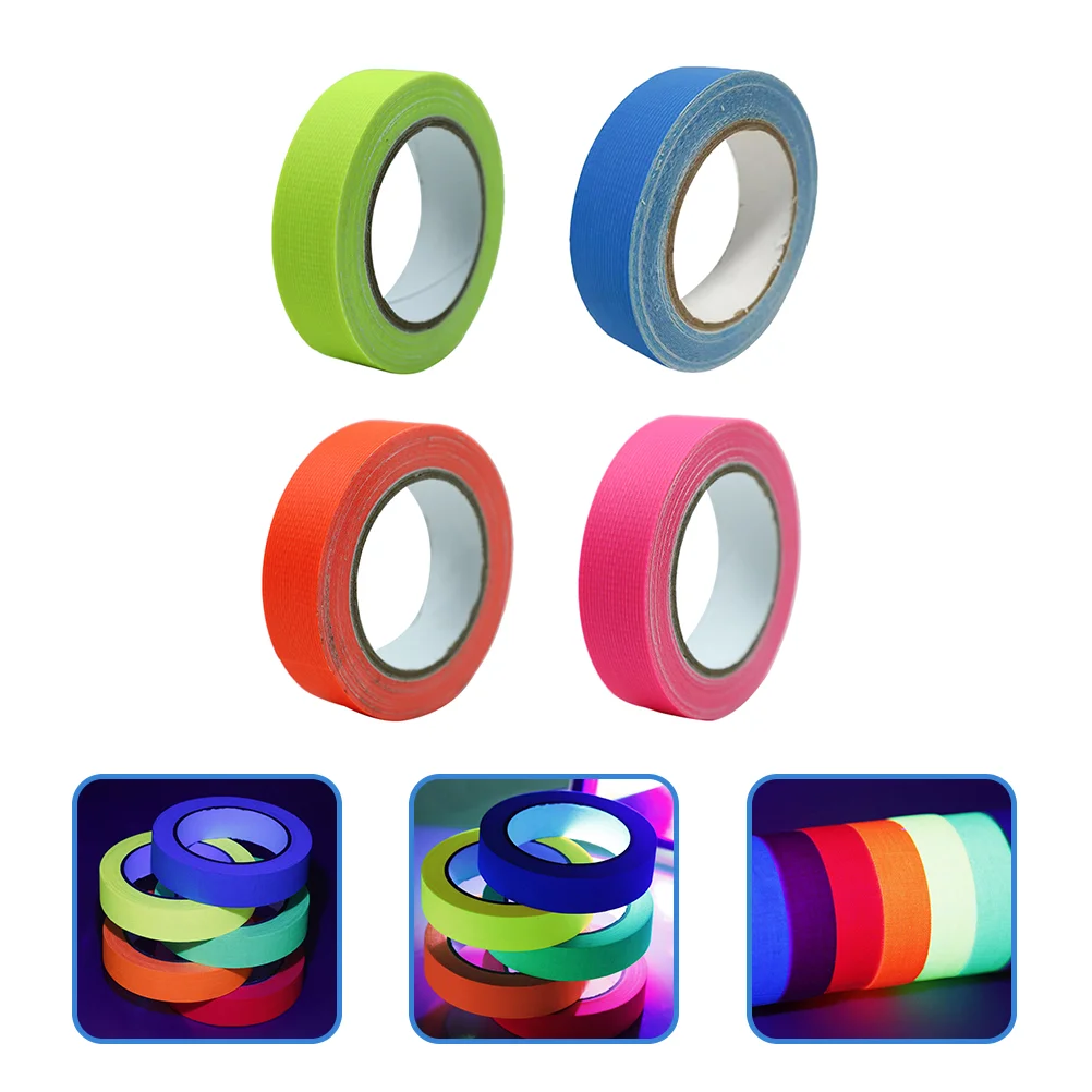 Tape Fluorescent Party Neon Glow Uv Clothreactive Supplies Black Lightthe Dark Gaffer Warning Decoration Blacklight Scrapbooking
Tape Fluorescent Party Neon Glow Uv Clothreactive Supplies Black Lightthe Dark Gaffer Warning Decoration Blacklight Scrapbooking