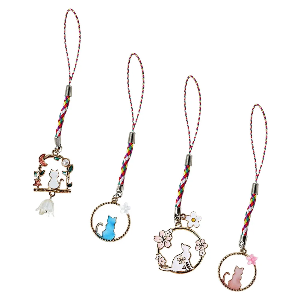 4pcs Mobile Phone Rope Pendant Phone Case Pendant Lovely Cat Hanging Decoration
4pcs Mobile Phone Rope Pendant Phone Case Pendant Lovely Cat Hanging Decoration