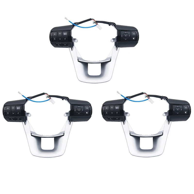 3X Audio Mode Control Switch Multifunctional Steering Wheel 84250-0E120 For Toyota Hilux Revo Rocco Fortuner 2015-2020
3X Audio Mode Control Switch Multifunctional Steering Wheel 84250-0E120 For Toyota Hilux Revo Rocco Fortuner 2015-2020