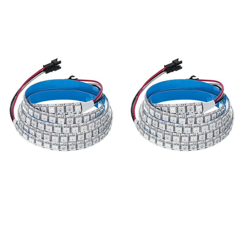 2X Ws2812b 5050Smd 144 светильник ная лента со встроенной Rgb Ic индивидуальная адресная Dc
2X Ws2812b 5050Smd 144 светильник ная лента со встроенной Rgb Ic индивидуальная адресная Dc