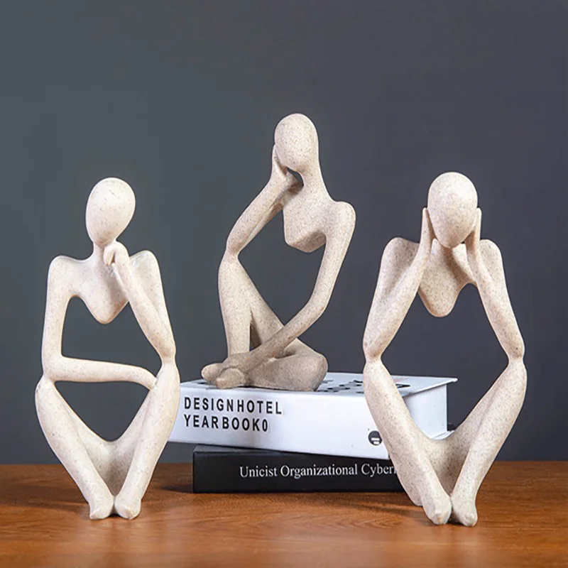 Modern Abstract Statues Resin Thinker Figurine Office Home Decoration Ornament Character Sculpture For Interior
Modern Abstract Statues Resin Thinker Figurine Office Home Decoration Ornament Character Sculpture For Interior