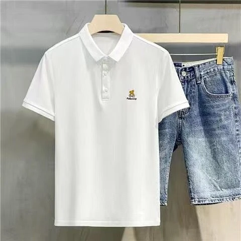 2022 New Men's Polo Shirts Luxury Appliques Branded Cotton Polo T Shirts Men's Fashion Short Sleeve Men's Shirts Golf Tops
2022 New Men's Polo Shirts Luxury Appliques Branded Cotton Polo T Shirts Men's Fashion Short Sleeve Men's Shirts Golf Tops