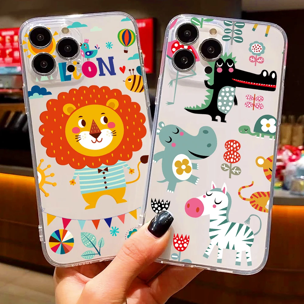 Cute Cartoon Animals Luxury Ultra Thin Clear Phone Case For Apple iPhone 11 12 13 Pro Max 12 13 Mini X XR XS Max SE 6 7 8 Plus
Cute Cartoon Animals Luxury Ultra Thin Clear Phone Case For Apple iPhone 11 12 13 Pro Max 12 13 Mini X XR XS Max SE 6 7 8 Plus