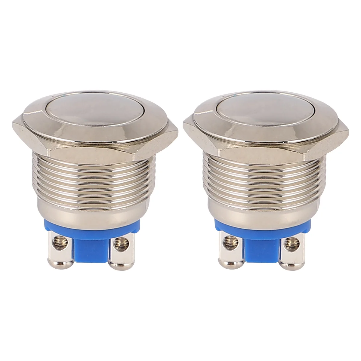 2pcs Latching Push Button Switch Momentary Stainless Steel Metal Push Button Switch Momentary on Off Switches Replacement (
2pcs Latching Push Button Switch Momentary Stainless Steel Metal Push Button Switch Momentary on Off Switches Replacement (