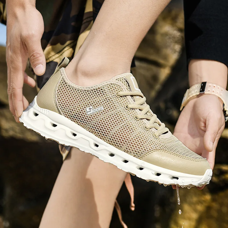 Sports Mens Shoes Breathable Mesh Male Sneakers Fashion Light Running Sneakers Man New Hard-Wearing Casual Shoes Zapatos Hombre
Sports Mens Shoes Breathable Mesh Male Sneakers Fashion Light Running Sneakers Man New Hard-Wearing Casual Shoes Zapatos Hombre
