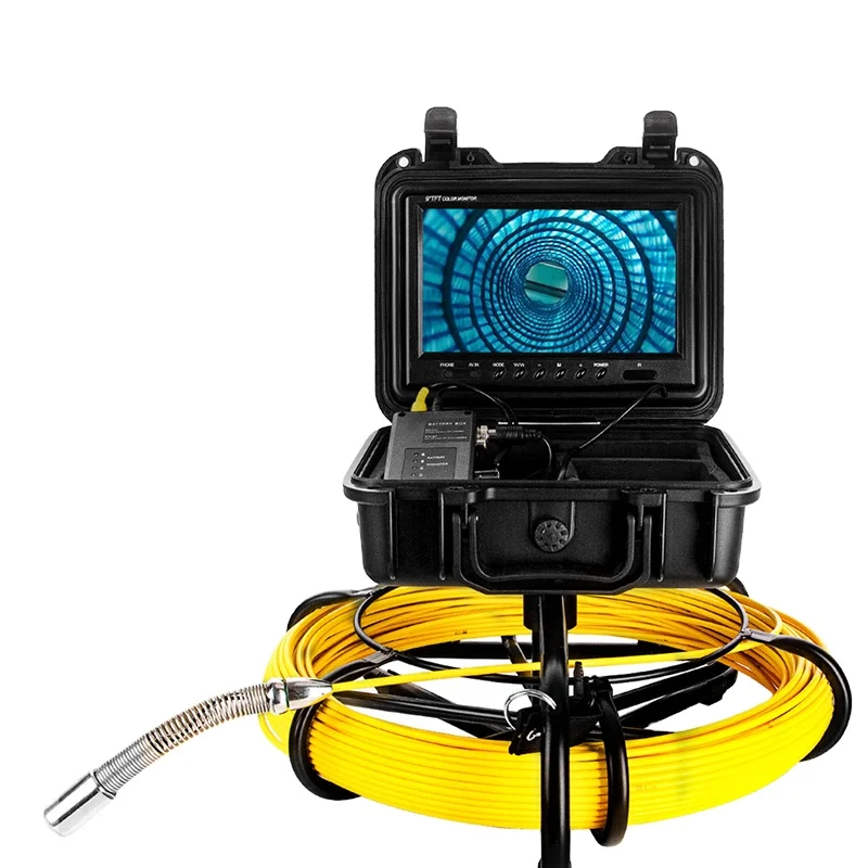 Newest 23mm Tube Endoscope HD Snake Camera With 9-inch Display Video Recording Wall Turned Industrial Detection Detector 100m
Newest 23mm Tube Endoscope HD Snake Camera With 9-inch Display Video Recording Wall Turned Industrial Detection Detector 100m