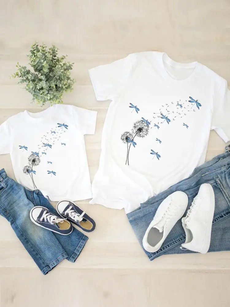 Women Dragonfly New Lovely Love Child Kid Clothing Boy Girl Summer Family Matching Outfits Mom Mama Mother Tee T-shirt Clothes
Women Dragonfly New Lovely Love Child Kid Clothing Boy Girl Summer Family Matching Outfits Mom Mama Mother Tee T-shirt Clothes