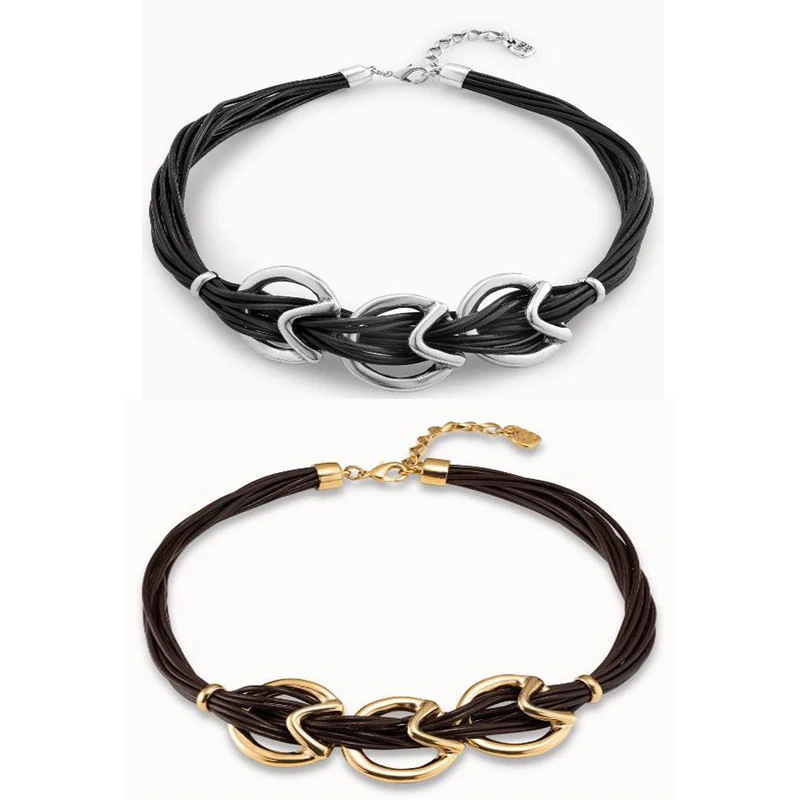 European and American original fashion electroplating 14K 925 silver black rope heart-shaped necklace unique jewelry gifts
European and American original fashion electroplating 14K 925 silver black rope heart-shaped necklace unique jewelry gifts