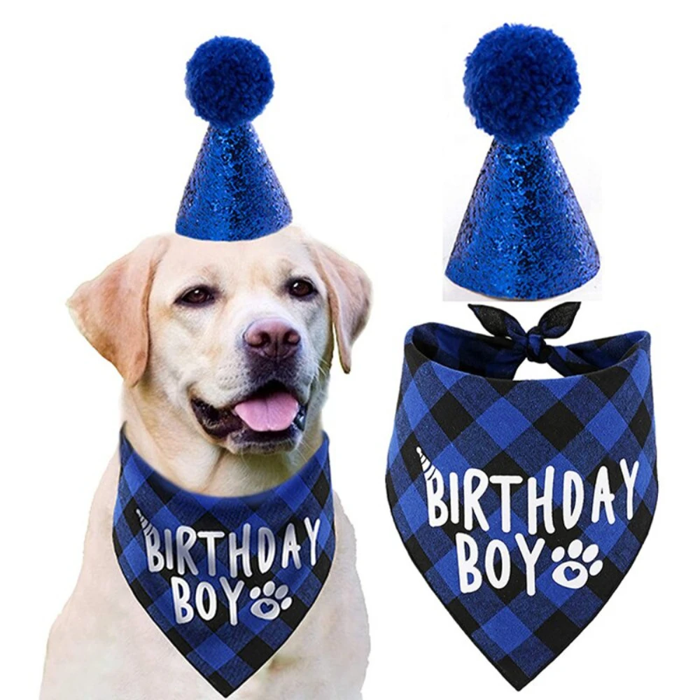 Dog Accessory Birthday Decoration Set - Pet Triangle Scarf, Hat, Bow Tie Collar Supplies Perfect For Your Dog's Special Day!
Dog Accessory Birthday Decoration Set - Pet Triangle Scarf, Hat, Bow Tie Collar Supplies Perfect For Your Dog's Special Day!