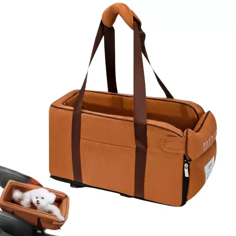 Pet Car Booster Seat Puppy Travel Car Carrier Bed ON Car Armrest Removable Washable Cover Dog Car Safety Seats For Cat And Small
Pet Car Booster Seat Puppy Travel Car Carrier Bed ON Car Armrest Removable Washable Cover Dog Car Safety Seats For Cat And Small