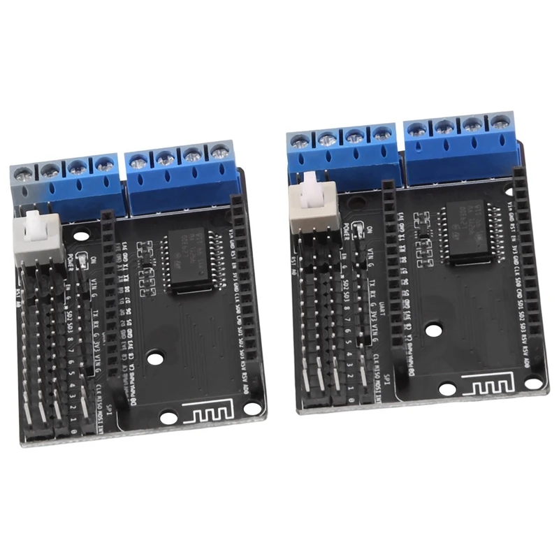 Плата расширения двигателя L293D Wifi 2 шт., защитный модуль для Nodemcu ESP-12E ESP8266
Плата расширения двигателя L293D Wifi 2 шт., защитный модуль для Nodemcu ESP-12E ESP8266