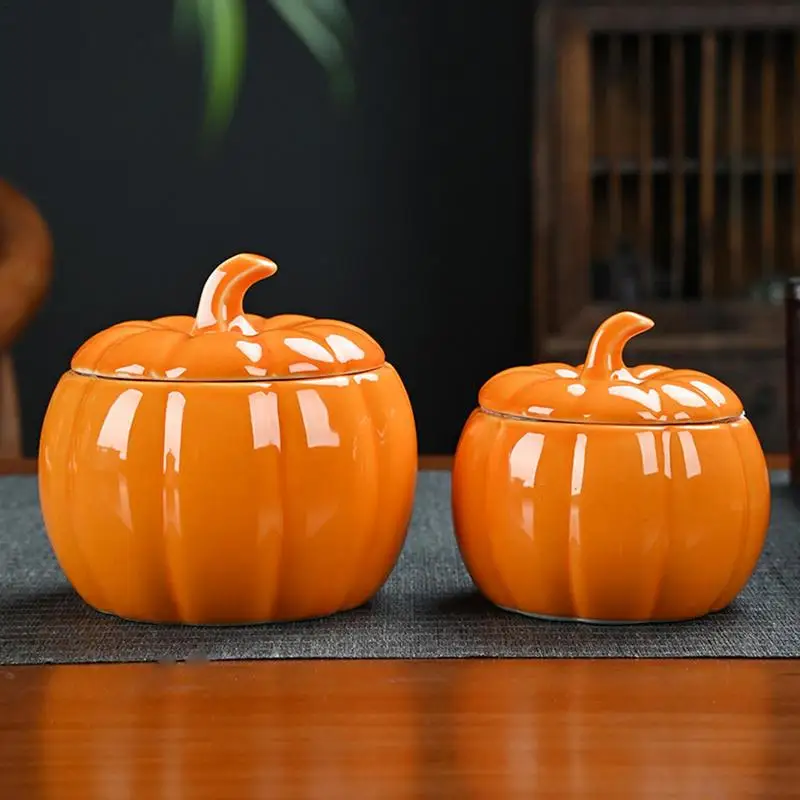 Ceramic Pumpkin Spice Jar Food Storage Container Multifunctional Creative Seasoning Microwavable PotFor Dishwasher KitchenSupply
Ceramic Pumpkin Spice Jar Food Storage Container Multifunctional Creative Seasoning Microwavable PotFor Dishwasher KitchenSupply
