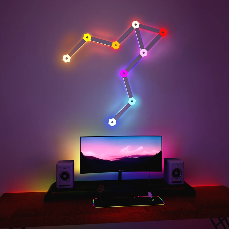 RGB Smart LED Light Bar Space Linear Light Bar Background Atmosphere Light Music Sync TV Wall Computer Game Bedroom Night Light
RGB Smart LED Light Bar Space Linear Light Bar Background Atmosphere Light Music Sync TV Wall Computer Game Bedroom Night Light