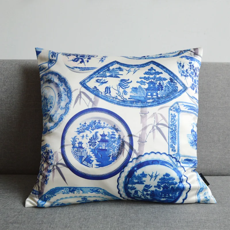 DUNXDECO White Blue Porcelain Print Pillow Square Cushion Cover Vintage Chinese Elegant Art Room Sofa Chair Deco
DUNXDECO White Blue Porcelain Print Pillow Square Cushion Cover Vintage Chinese Elegant Art Room Sofa Chair Deco