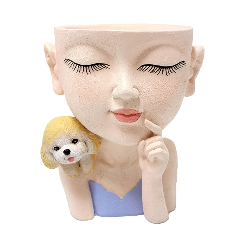 Мультяшное украшение из смолы для девочек и собак 
Мультяшное украшение из смолы для девочек и собак