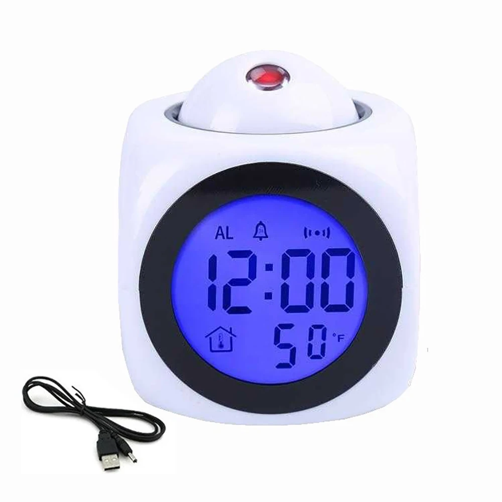 Проекционный будильник с ЖК-дисплеем
Проекционный будильник с ЖК-дисплеем