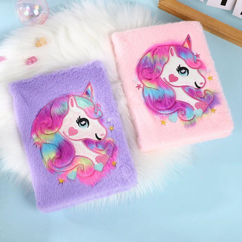 Cartoon Plush Unicorn Hand Book Color Girl Notepad Lovely Stationery Gift Diary Notebook Wholesale 
Cartoon Plush Unicorn Hand Book Color Girl Notepad Lovely Stationery Gift Diary Notebook Wholesale