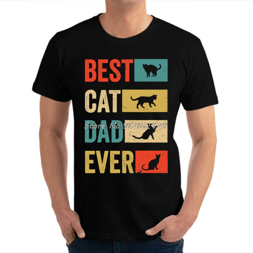 Funny Best Cat Dad Ever Cat Comics 100% Cotton Fabric Man Short Sleeve Tops & Tees Casual Summer T-shirts Custom T-Shirt
Funny Best Cat Dad Ever Cat Comics 100% Cotton Fabric Man Short Sleeve Tops & Tees Casual Summer T-shirts Custom T-Shirt