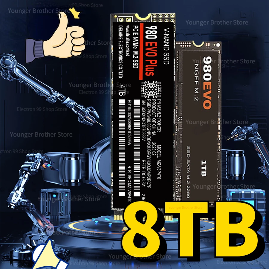 New 100% Original M.2 4TB 2280 NVMe 1TB 2TB Hdd Hard Drive STATA 3 M.2 SSD Hard Disk NGFF Disco Duro for Laptop/Desktop/mac
New 100% Original M.2 4TB 2280 NVMe 1TB 2TB Hdd Hard Drive STATA 3 M.2 SSD Hard Disk NGFF Disco Duro for Laptop/Desktop/mac
