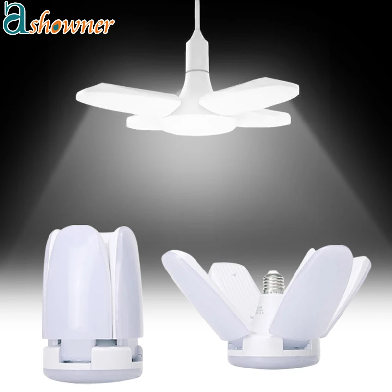 E27 LED Bulb Fan Blade Timing Lamp AC85-265V 28W Foldable Led Industrial Light Bulb Lamp For Home Ceiling Light Garage Light
E27 LED Bulb Fan Blade Timing Lamp AC85-265V 28W Foldable Led Industrial Light Bulb Lamp For Home Ceiling Light Garage Light