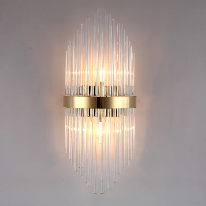 Wall Modern Lamp Crystal Living room TV Background Wall Aisle Corridor Decoration Lamp Bedroom Indoor Lighting
Wall Modern Lamp Crystal Living room TV Background Wall Aisle Corridor Decoration Lamp Bedroom Indoor Lighting