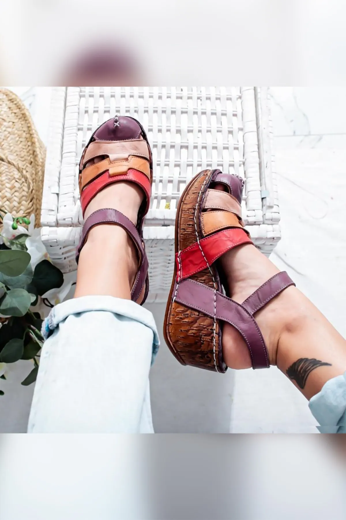 Women's Fashion Sandals Genuine Leather Purple Thick Sole Comfort Summer High Quality Light Casual New Sandals
Women's Fashion Sandals Genuine Leather Purple Thick Sole Comfort Summer High Quality Light Casual New Sandals