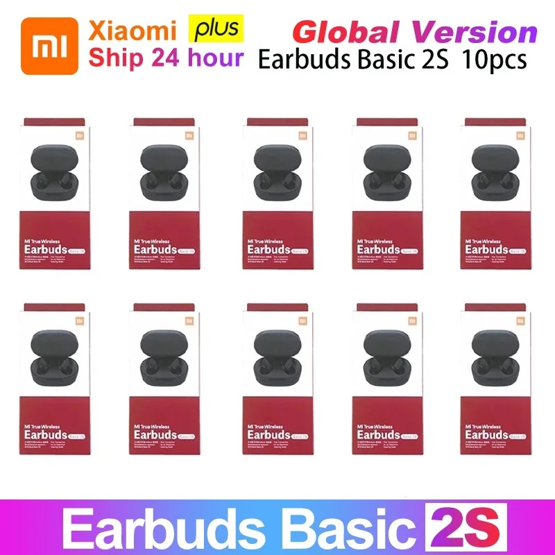 10/pieces Xiaomi Redmi Airdots 2s TWS True Wireless Bluetooth Earphone Basic 2s Air2 SE Headset With Mic Handsfree Earbuds
10/pieces Xiaomi Redmi Airdots 2s TWS True Wireless Bluetooth Earphone Basic 2s Air2 SE Headset With Mic Handsfree Earbuds