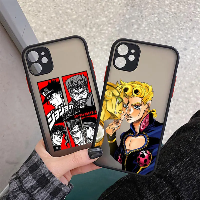 JoJos Bizarre Adventure Black Case for iPhone 13 12 11 Pro X XS MAX XR SE 2020 7 8 Plus Anime Translucent Hard Shell Matte Cover
JoJos Bizarre Adventure Black Case for iPhone 13 12 11 Pro X XS MAX XR SE 2020 7 8 Plus Anime Translucent Hard Shell Matte Cover