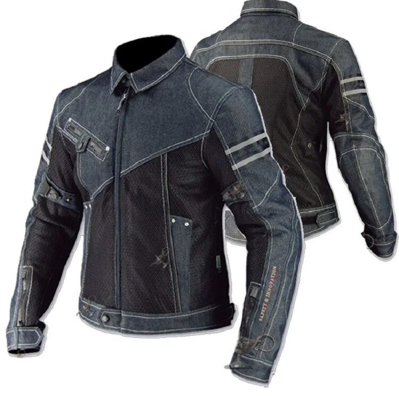 Classic JK-006 Motorcycle Jacket Racing Jacket Off-road Jacket Denim Mesh Racing Suit With Elbow And Back Protection
Classic JK-006 Motorcycle Jacket Racing Jacket Off-road Jacket Denim Mesh Racing Suit With Elbow And Back Protection