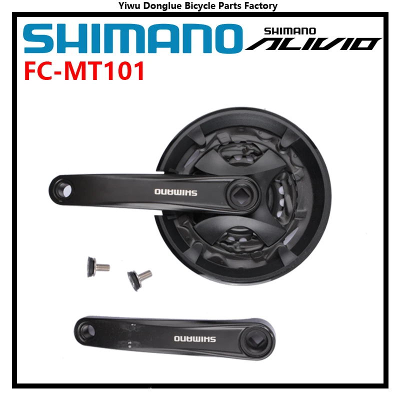 

Шатуны Shimano ALIVIO MT101, 3 × 9 скоростей, FC-MT101, 170 мм, 40-30-22T, для горного велосипеда, Аксессуары для велосипеда