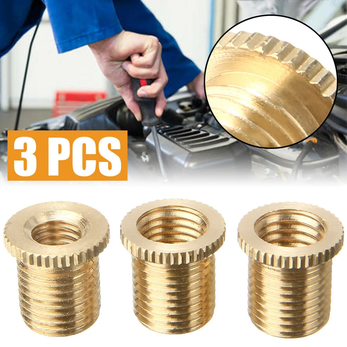 3X Car Gear Shift Knob Thread Adapter Nut Insert Kit Universal M10x1.25&M10x1.5 M8x1.25 Aluminum Alloy Gear Thread Screw Adapter
3X Car Gear Shift Knob Thread Adapter Nut Insert Kit Universal M10x1.25&M10x1.5 M8x1.25 Aluminum Alloy Gear Thread Screw Adapter