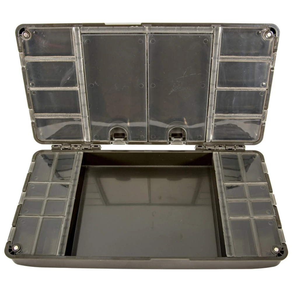 27 Grids Lure Box Transparent Plastic Waterproof Hook Bait Fishing Accessories Double Sided Use Bait Hook Case Organizer Large
27 Grids Lure Box Transparent Plastic Waterproof Hook Bait Fishing Accessories Double Sided Use Bait Hook Case Organizer Large