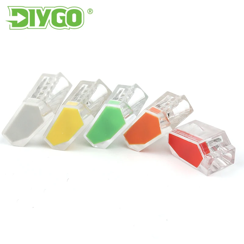 DIY GO Mini Fast Push-in Conductor Terminal Block Wire Connector Compact Electrical Cable Connector 2/3/4/5 Pin For AWG18-12
DIY GO Mini Fast Push-in Conductor Terminal Block Wire Connector Compact Electrical Cable Connector 2/3/4/5 Pin For AWG18-12