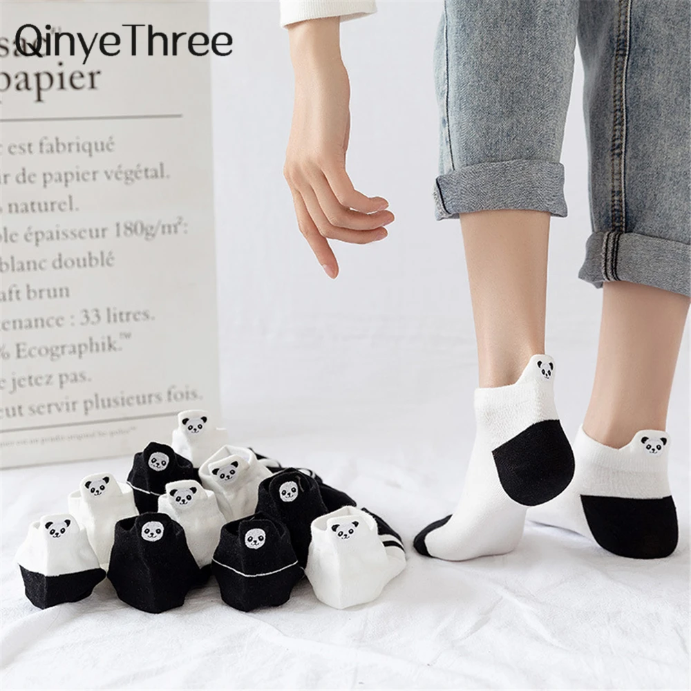 Funny Cute Embroidery Panda Socks Women Harajuku Divertidos Kawaii White Black Calcetines Mujer Ankle Sokken Chaussette Femme
Funny Cute Embroidery Panda Socks Women Harajuku Divertidos Kawaii White Black Calcetines Mujer Ankle Sokken Chaussette Femme